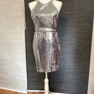 LuLu’s Silver Sequin Dress